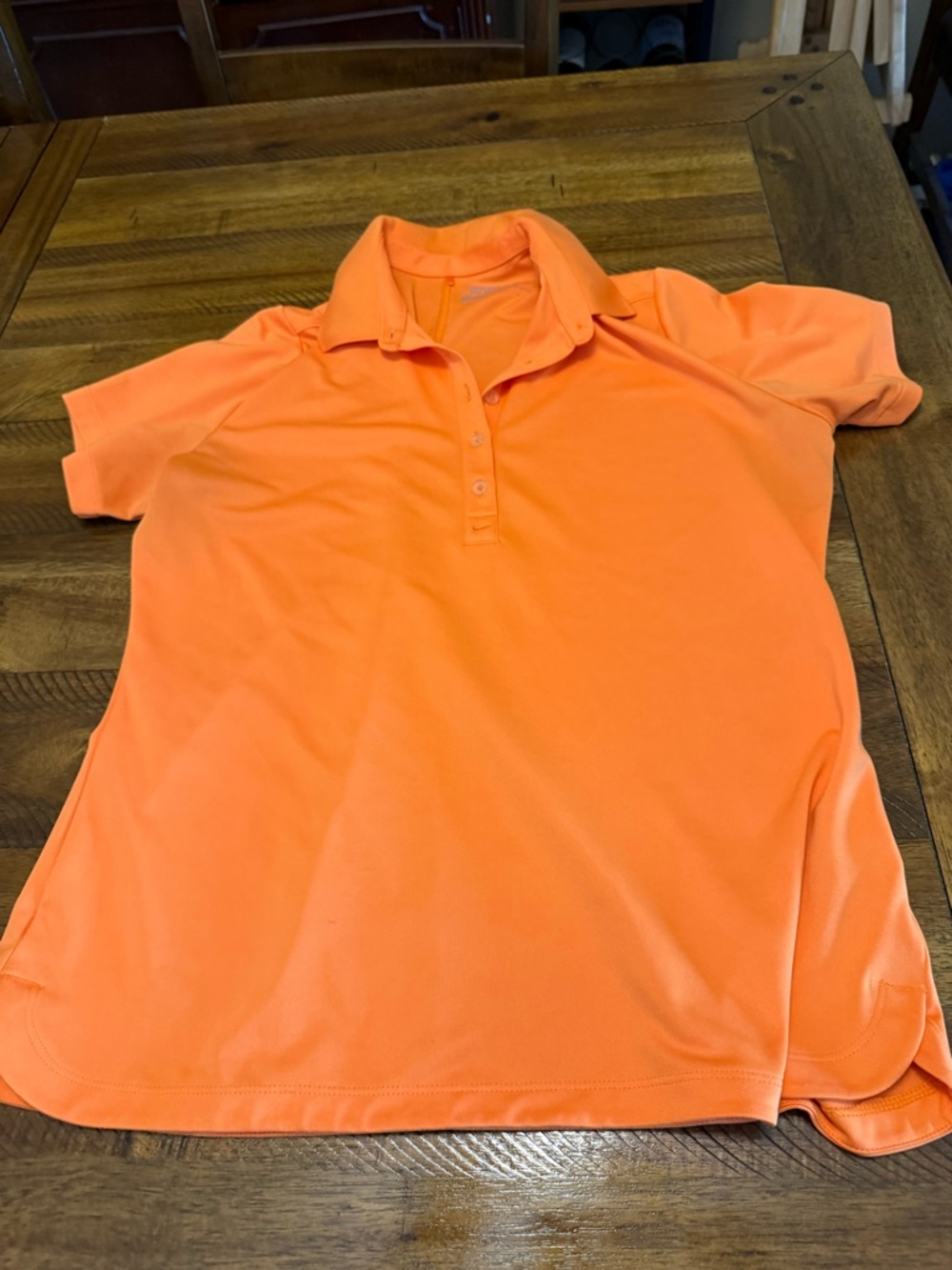 Nike Orange Golf Polo